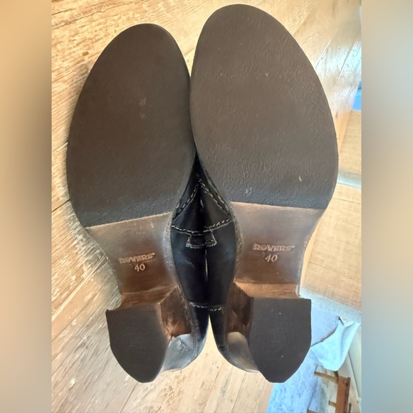 Rovers Steampunk Bohemian Leather lace up ankle boot 40 - Picture 8 of 9